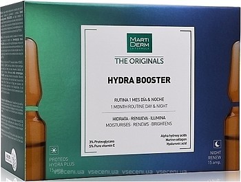 Фото MartiDerm концентрат для лица The Originals Hydra Booster 30 x 2 мл