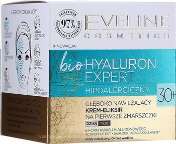 Фото Eveline Cosmetics крем-эликсир для лица BioHyaluron Expert 30+ 50 мл