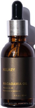 Фото Hillary масло для лица Cold-Pressed Macadamia Oil 30 мл