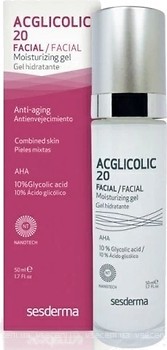 Фото SeSDerma гель для лица Acglicolic 20 Moisturizing Gel 50 мл