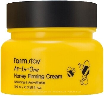 Фото FarmStay крем для лица с экстрактом меда All-In-One Honey Firming Cream 100 мл