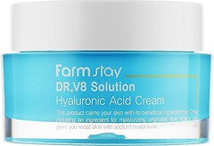 Фото FarmStay крем для лица с гиалуроновой кислотой DR.V8 Solution Hyaluronic Acid Cream 50 мл
