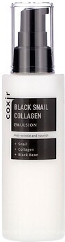 Фото Coxir эмульсия для лица антивозрастная с муцином улитки Black Snail Collagen Emulsion 100 мл