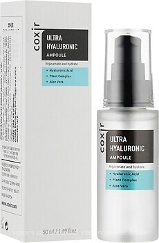 Фото Coxir сыворотка для лица Ultra Hyaluronic Ampoule 50 мл