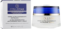Фото Collistar крем для лица ночной Ultra-Regenerating Anti-Wrinkle Night Cream 50 мл