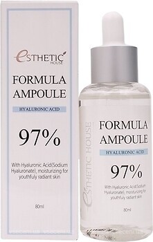 Фото Esthetic House сыворотка для лица Formula Ampoule Hyaluronic Acid 97% 80 мл
