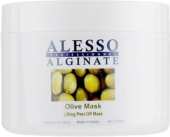Фото Alesso Professionnel Alginate Olive Peel-Off Lifting Mask маска альгинатная с экстрактом оливы 200 г
