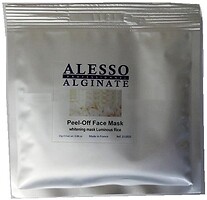Фото Alesso Professionnel Alginate Luminous Rice Mask маска для лица альгинатная отбеливающая с рисом 25 г
