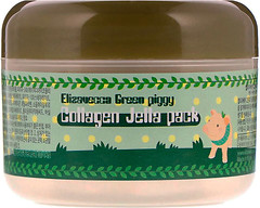 Фото Elizavecca маска для лица коллагеновая Green Piggy Collagen Jella Pack 100 мл