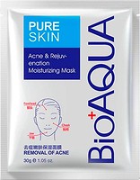 Фото BioAqua Pure Skin Acne & Rejuvenation Moisturizing Mask маска для подростковой кожи 30 г
