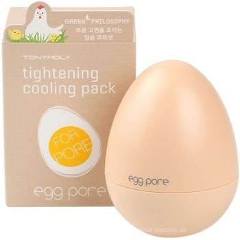 Фото Tony Moly Egg Pore Tightening Cooling Pack маска очищающая и сужающая поры 30 г