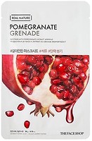 Фото The Face Shop Real Nature Mask Sheet Pomegranate маска-салфетка для лица с гранатовым экстрактом 25 г