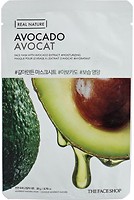 Фото The Face Shop Real Nature Mask Sheet Avocado маска-салфетка для лица с экстрактом авокадо 20 г