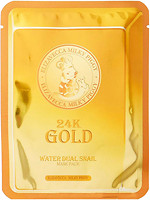 Фото Elizavecca 24k Gold Water Dew Snail омолаживающая маска с золотом и секретом улитки 25 мл