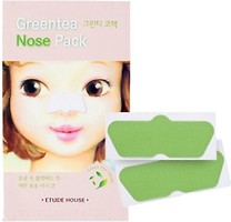 Фото Etude House Green Tea Nose Pack полоски для носа с экстрактом зеленого чая