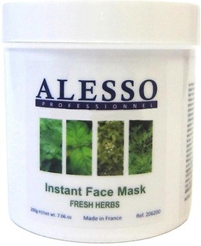 Фото Alesso Professionnel Instant Face Mask противовоспалительная растворимая маска Свежие травы 200 г