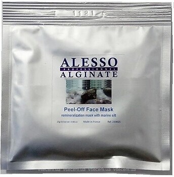 Фото Alesso Professionnel Alginate Peel-Off Face Mask реминерализирующая альгинатная маска с морским илом 25 г