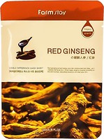 Фото FarmStay Visible Difference Mask Sheet Red Ginseng тканевая маска 25 г