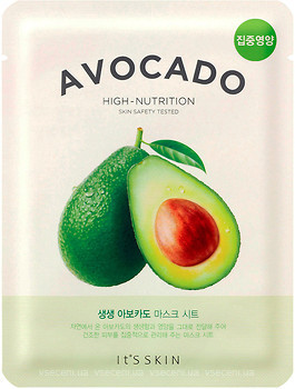 Фото It's Skin The Fresh Mask Sheet Avocado тканевая маска 18 г