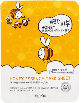 Фото Esfolio Pure Skin Honey Essence Mask Sheet тканевая маска с медом 25 мл