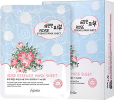 Фото Esfolio Pure Skin Rose Essence Mask Sheet тканевая маска с экстрактом розы 25 мл
