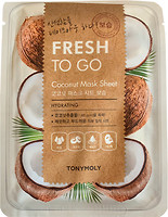 Фото Tony Moly Fresh To Go Coconut Mask Sheet Hydrating тканевая маска с маслом кокоса 22 г