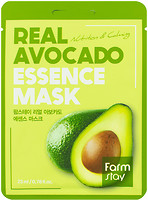 Фото FarmStay Avocado Real Essence Mask тканевая маска с экстрактом авокадо 23 мл