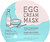 Фото Too Cool For School Egg Cream Mask Pore Tightening тканевая маска с яичным альбумином 28 г