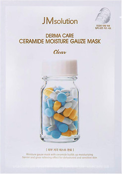 Фото JMsolution Derma Care Ceramide Moisture Gauze Mask увлажняющая маска с керамидами 25 г