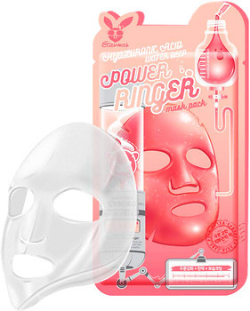 Фото Elizavecca Hyaluronic Acid Water Deep Power Ringer Mask Pack увлажняющая тканевая маска с гиалуроновой кислотой 23 мл