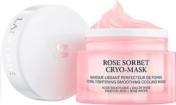 Фото Lancome Rose Sorbet Cryo-Mask маска для кожи лица с эффектом охлаждения и сужения пор 50 мл