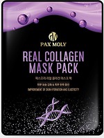 Фото Pax Moly Real Collagen Mask Pack маска тканевая с коллагеном 25 мл