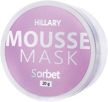Фото Hillary Mousse Mask Sorbet мусс-маска для лица Смягчающая 20 г