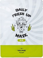 Фото Village 11 Factory тканевая маска для лица Daily Fresh UP mask Aloe 20 г