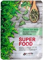 Фото Eyenlip тканевая маска для лица Super Food Green Tea Mask Зеленый чай 23 мл