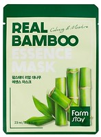 Фото FarmStay тканевая маска для лица Real Bamboo Essence Mask с экстрактом бамбука 23 мл