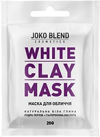 Фото Joko Blend глиняная маска для лица Clay Mask White Белая 20 г