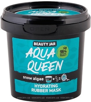 Фото Beauty Jar альгинатная маска-пленка для лица Aqua Queen Hydrating Rubber Mask Увлажняющая 20 г