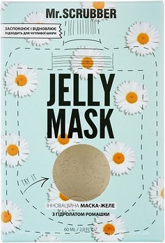 Фото Mr.Scrubber маска-желе для лица Jelly Mask С гидролатом ромашки Успокоение и восстановление 60 мл