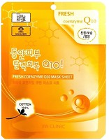 Фото 3W Clinic тканевая маска для лица Fresh Coenzyme Q10 Mask Sheet с коэнзимом 23 г