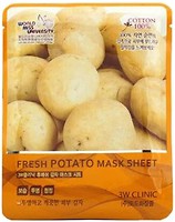 Фото 3W Clinic тканевая маска для лица Fresh Potato Mask Sheet с экстрактом картофеля 23 г