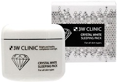 Фото 3W Clinic маска для лица Sleeping Pack Crystal White Кристально белый 100 мл