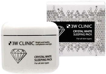 Фото 3W Clinic маска для лица Sleeping Pack Crystal White Кристально белый 100 мл