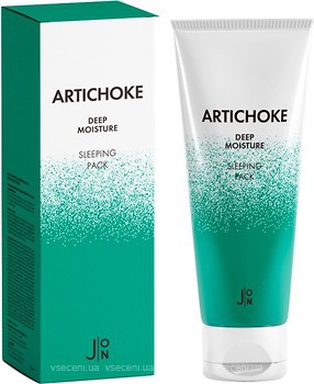Фото J:ON ночная маска для лица Sleeping Pack Artichoke Deep Moisture Артишок 50 г