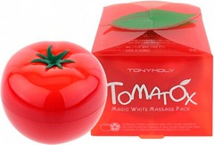 Фото Tony Moly маска для лица Tomatox Magic White Massage Pack Освещающая томатная 80 г