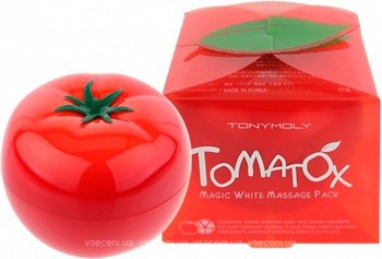 Фото Tony Moly маска для лица Tomatox Magic White Massage Pack Освещающая томатная 80 г