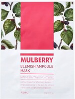 Фото A'pieu тканевая маска для лица Mulberry Blemish Ampoule Mask 23 г