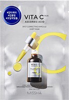 Фото Missha тканевая маска для лица Vita C Plus Spot Correcting Ampoule Sheet с витамином C 26 мл