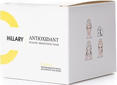 Фото Hillary маска для лица Antioxidant Healthy Brightening Mask Vitamin C Антиоксидантная с витамином C 50 мл