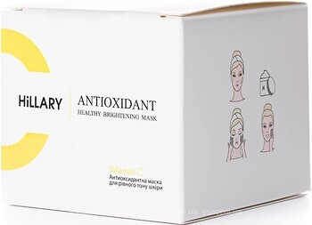 Фото Hillary маска для лица Antioxidant Healthy Brightening Mask Vitamin C Антиоксидантная с витамином C 50 мл